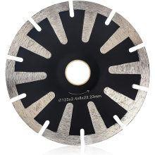 5 Inch Concave Curved Diamond Blade T Segmented Granite Diamond Blades For Cutting Granite Marbles